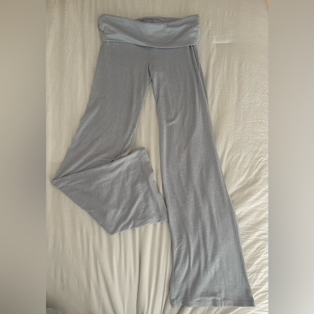 Hollister Women's Soft Blue Flare Pants